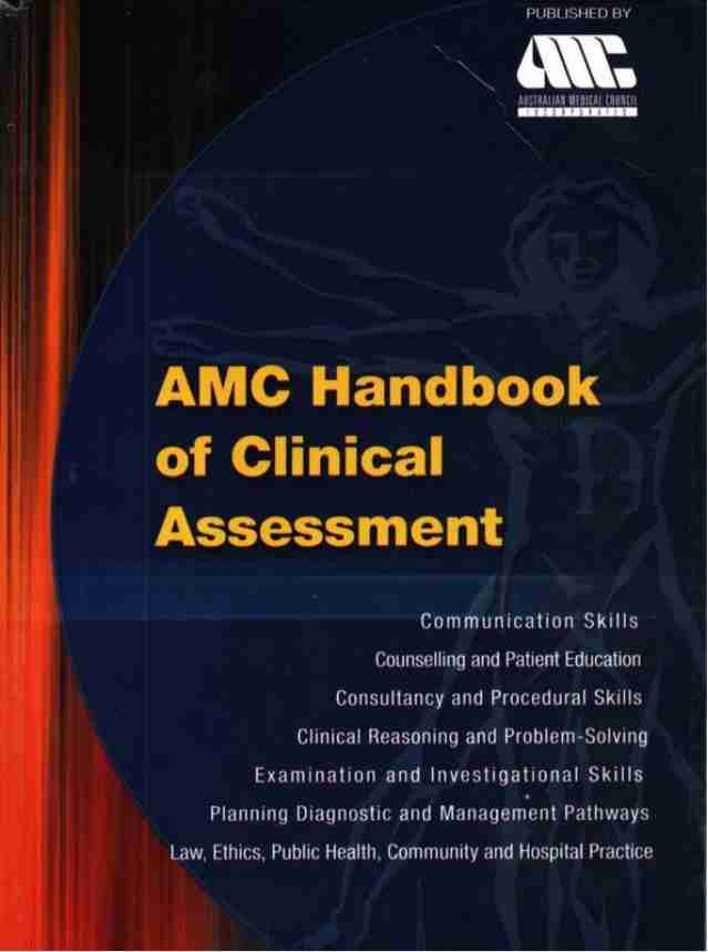 Amc handbook of clinical assessment