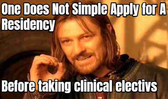 clinical electives in the US