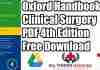 Oxford Handbook of Clinical Surgery PDF