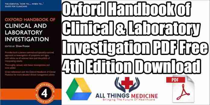 oxford handbook of clinical and laboratory investigation pdf