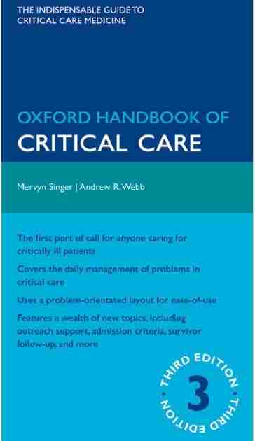 oxford handbook of critical care pdf
