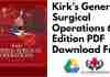 Kirk's General Surgical Operations 6th Edition Pdf