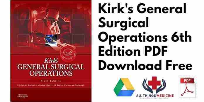 Kirk's General Surgical Operations 6th Edition Pdf