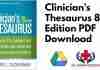 Clinician's Thesaurus 8th Edition Pdf