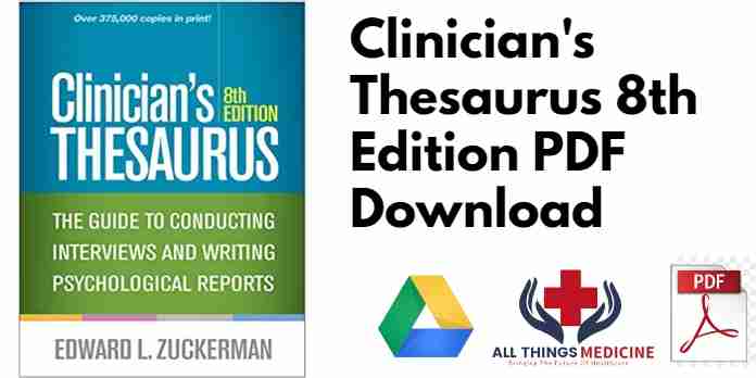 Clinician's Thesaurus 8th Edition Pdf