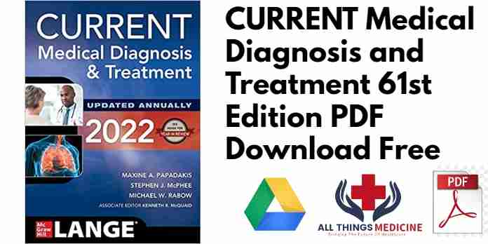 CURRENT Medical Diagnosis and Treatment 61st Edition PDF