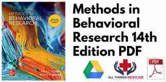 Methods in Behavioral Research 14th Edition PDF