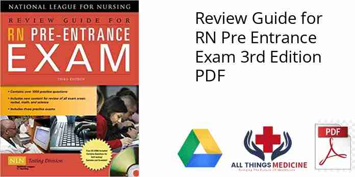 Review Guide for RN Pre Entrance Exam 3rd Edition PDF
