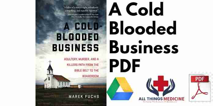 A Cold Blooded Business PDF