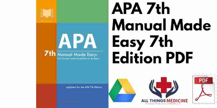 APA 7th Manual Made Easy 7th Edition PDF