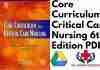 Core Curriculum for Critical Care Nursing 6th Edition PDF
