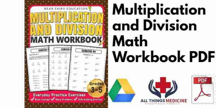 Multiplication and Division Math Workbook PDF