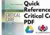 Quick Reference to Critical Care PDF