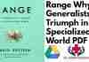 Range Why Generalists Triumph in a Specialized World PDF