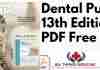 Dental Pulse 13th Edition PDF