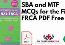 SBA and MTF MCQs for the Final FRCA PDF