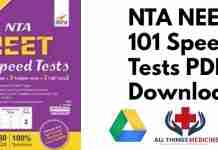 NTA NEET 101 Speed Tests PDF