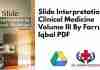 Slide Interpretation in Clinical Medicine Volume III By Farrukh Iqbal PDF