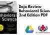 Deja Review Behavioral Science 2nd Edition PDF