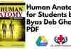 Human Anatomy for Students by Byas Deb Ghosh PDF