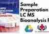 Sample Preparation in LC MS Bioanalysis PDF
