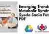 Emerging Trends in Metabolic Syndrome Syeda Sadia Fatima PDF
