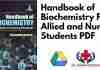 Handbook of Biochemistry For Allied and Nursing Students PDF