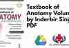 Textbook of Anatomy Volume 3 by Inderbir Singh PDF