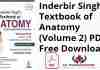 Inderbir Singh’s Textbook of Anatomy (Volume 2) PDF
